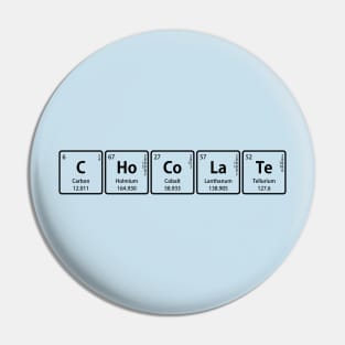 CHoCoLaTe in Periodic Table Element Symbols Pin