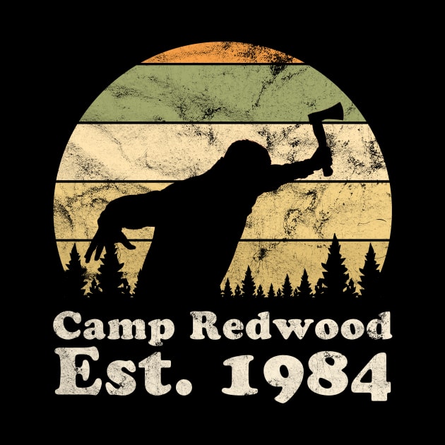 Camp Redwood Est. 1984 T-Shirt by SpacemanTees