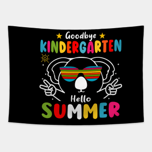 Goodbye kindergarten Graduation 2024 Hello Summer Koala Tapestry