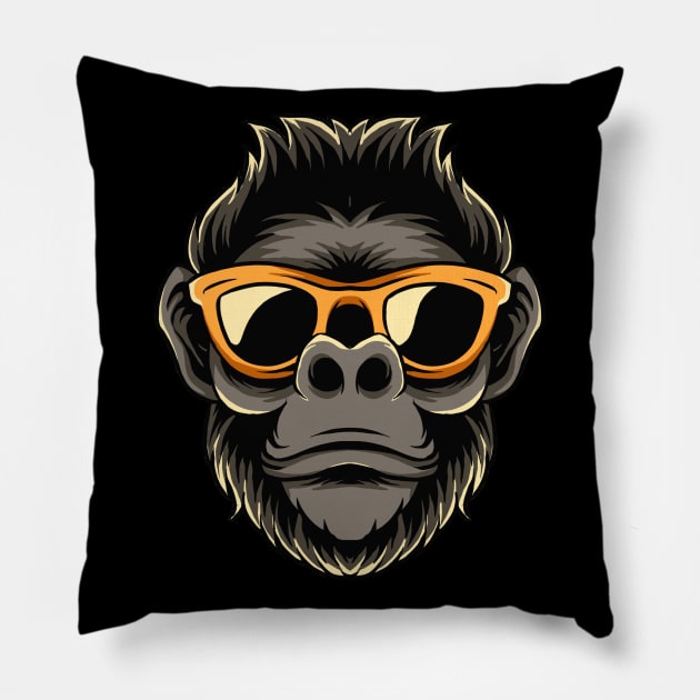 Monkey Pillow by fromherotozero