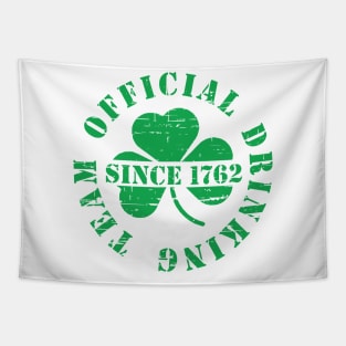 St Patricks Day Official Drinking Team Tapestry