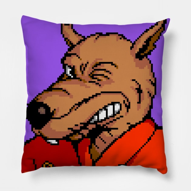 Rat Sensei Pillow by winsarcade