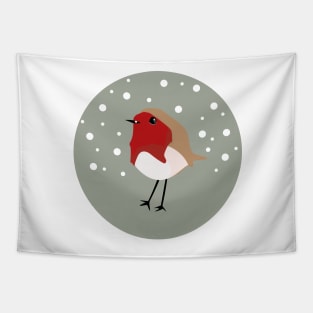 Christmas Robin Tapestry