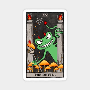 Tarot Frog The Devil Magnet