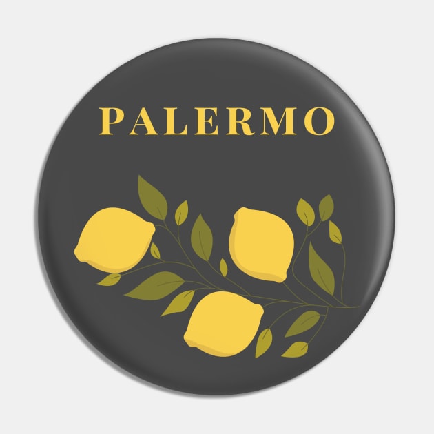 Palermo Limone Italy Design Pin by yourstruly