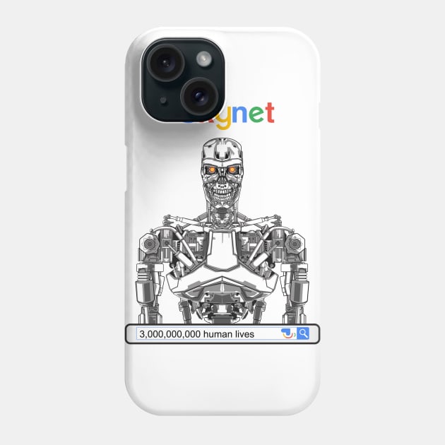 Google T-800 Phone Case by lostcolonypop