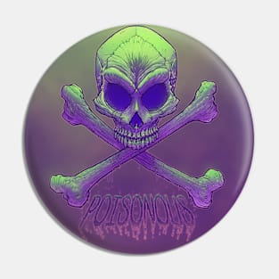 Poisonous Skull Pin