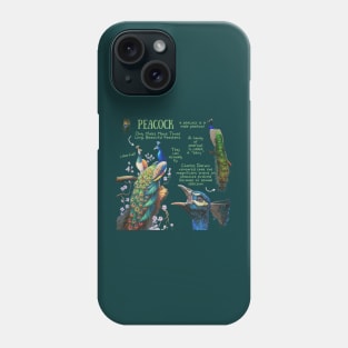 Animal Facts - Peacock Phone Case