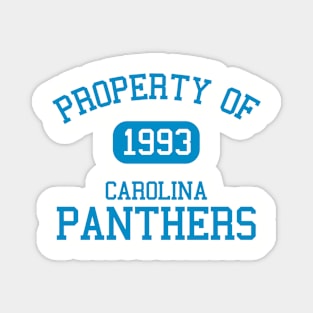 Property of Carolina Panthers Magnet