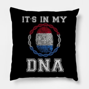 Luxembourg  It's In My DNA - Gift for Luxembourgish From Luxembourg Pillow