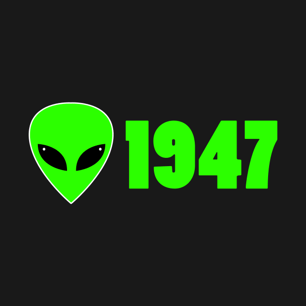 1947 UFO ALIEN by roswellboutique