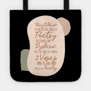 Pottery Vase Joke Tote