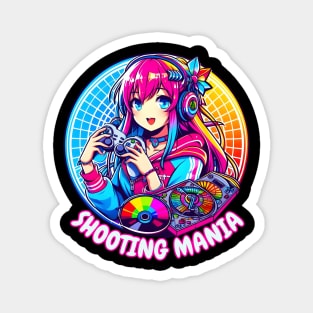 Shooting gamer girl Magnet