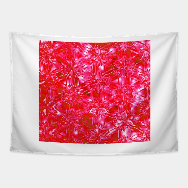 Red Crystal 1 Tapestry by longford