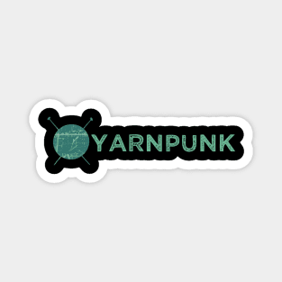 Yarn. Punk Knitters Magnet