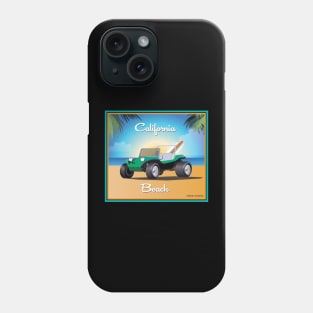 Manx Buggy on California Beach Phone Case