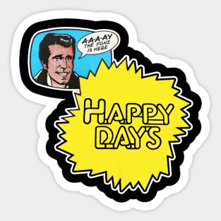 Happy Days Sticker – Nature Backs