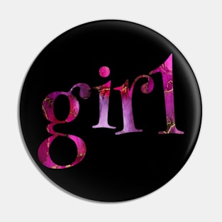 girl pink Pin