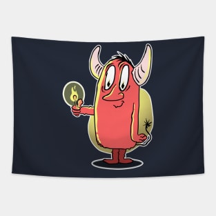 good devil with a warm heart Tapestry