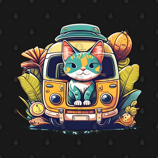 The Travelling Cats - Colorful Cat Travel In The World by Johnathan Allen Wilson