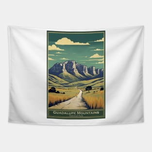 Guadalupe Mountains National Park Travel Poster Tapestry