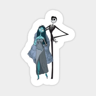 Jack and Sally Halloween Magnet