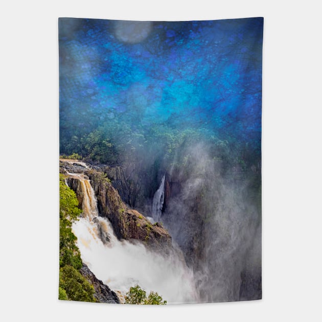 Beautiful Barron Falls Tapestry by hereswendy