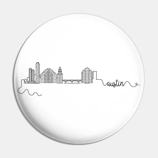 Austin City Signature Pin by kursatunsal