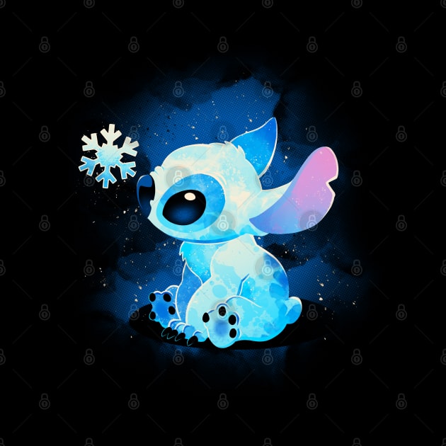 Stitch Winter Christmas by Digital Magician