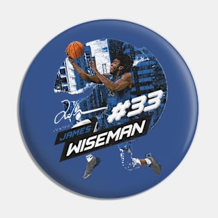 james wiseman city emblem Pin