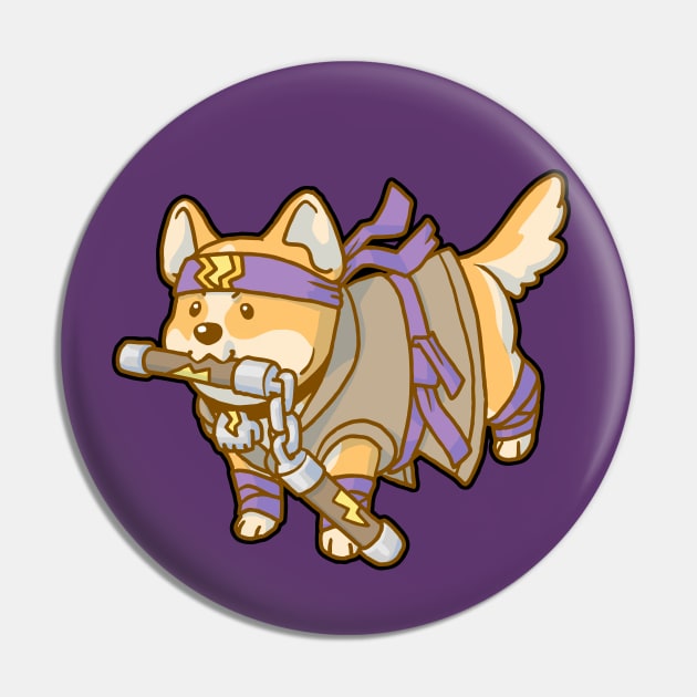 Monk Puppy Pin by NathanBenich