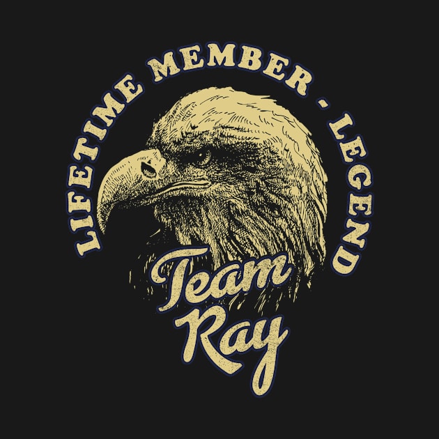 Ray Name - Lifetime Member Legend - Eagle by Stacy Peters Art