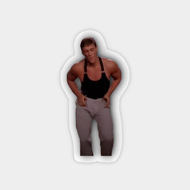 Party Jean Claude Magnet by FightIsRight