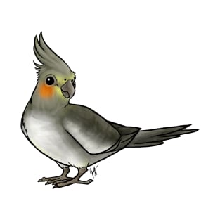 Bird - Cockatiel - Gray Female T-Shirt