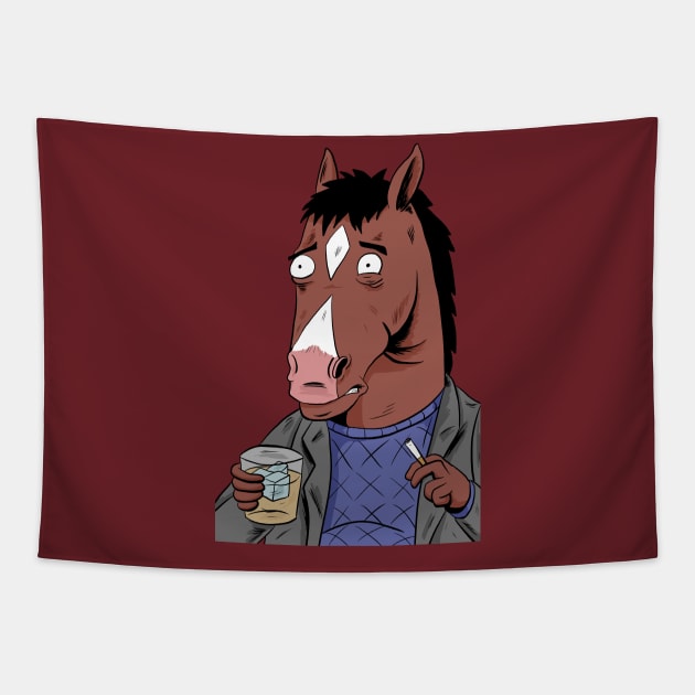 Bojack Horseman Tapestry by Black Snow Comics