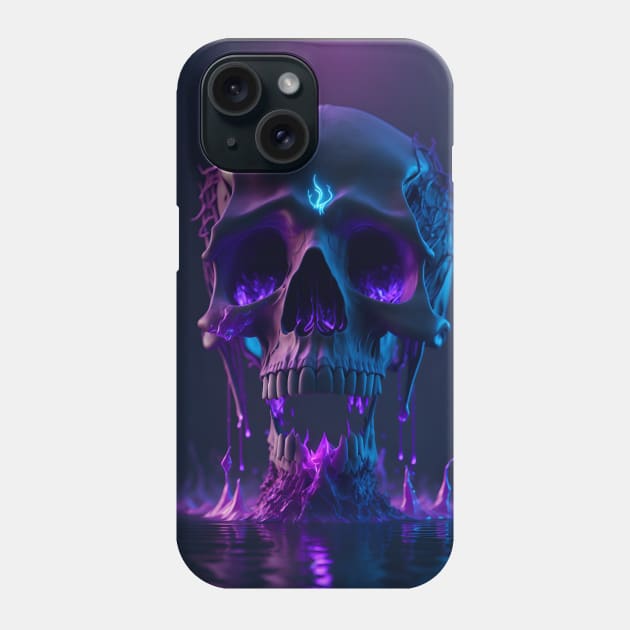 Surreal Mystic Skull Phone Case by star trek fanart and more