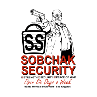 The Big Lebowski - Walter Sobchak Security - Open Six Days a Week T-Shirt