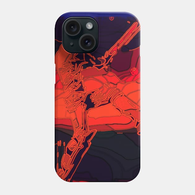 World Cup Cricket Batsman red Phone Case by FasBytes