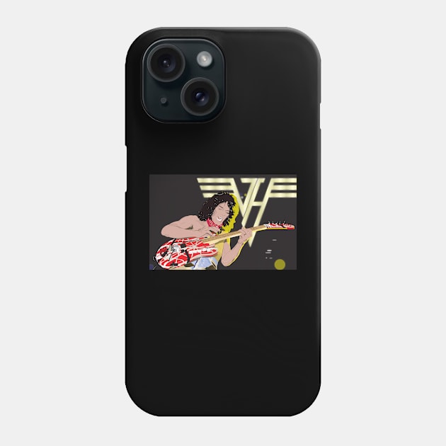 eddie van halen Phone Case by Bishop Graphics