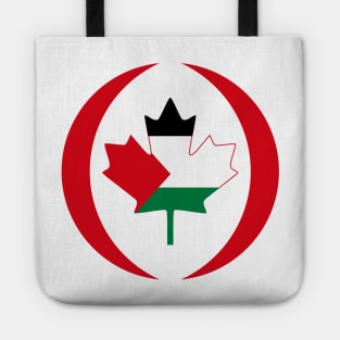 Palestinian Canadian Multinational Patriot Flag Tote