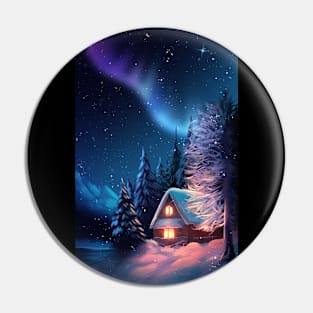 Cabin under the stars Pin