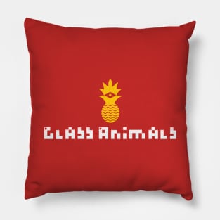 Glass Animals (white text) 1 Pillow