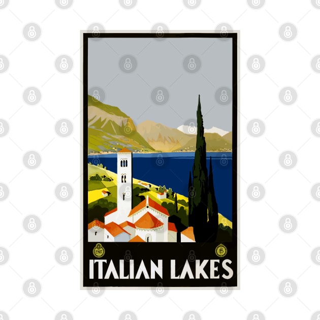 Vintage Travel - Italian Lakes by Culturio