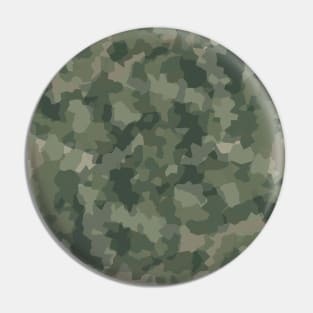 Army Green Camo camouflage Pattern Pin