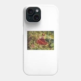 The Frog behind the Poppy Phone Case