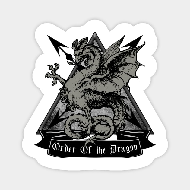 ORDER OF THE DRAGON Magnet by theanomalius_merch