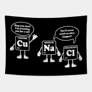 Funny Scientist Tapestry