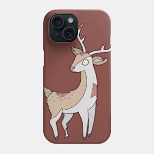 Zombie Deer Cartoon // Funny Halloween Zombie Phone Case