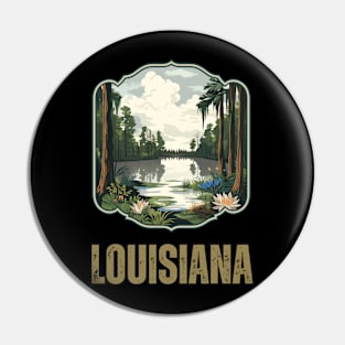 Louisiana Sate USA Pin