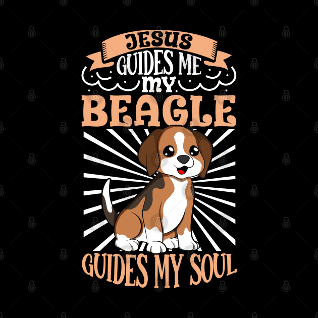 Jesus and my Beagle by Modern Medieval Design